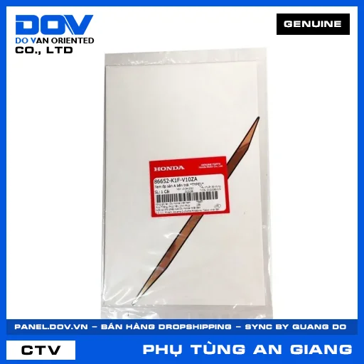 TEM ỐP SÀN A BÊN TRÁI *TYPE1* AIR BLADE 125/150 — 86652K1FV10ZA