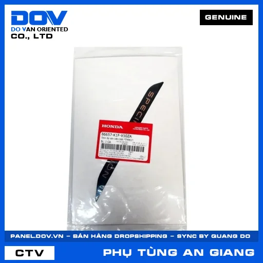 TEM ỐP SÀN BÊN TRÁI *TYPE1* AIR BLADE 125/150 — 86657K1FV10ZA