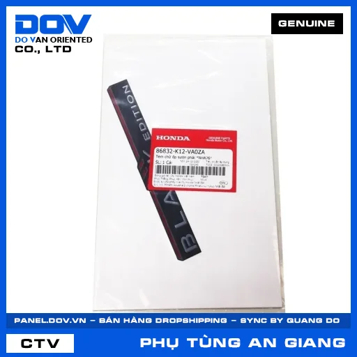 TEM CHỮ ỐP SƯỜN PHẢI *NHA76* LEAD 125 — 86832K12VA0ZA