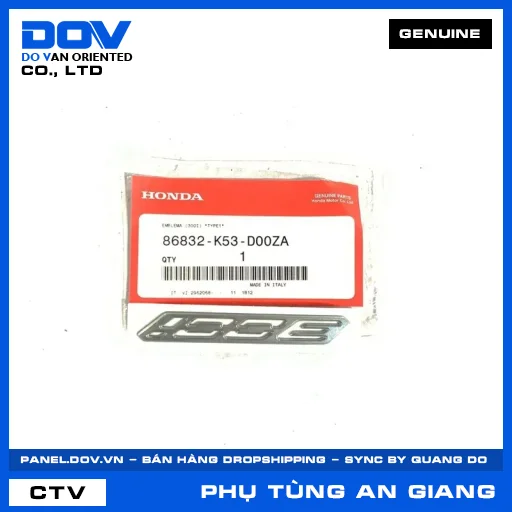 BIỂU TƯỢNG 300I *TYPE1* — 86832K53D00ZA