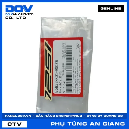 MARK CHỮ (125 FI) SH 125/150 — 86833K01900ZB