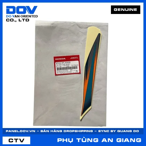 Tem mặt nạ phải *B154M* — 87102KFL830ZB