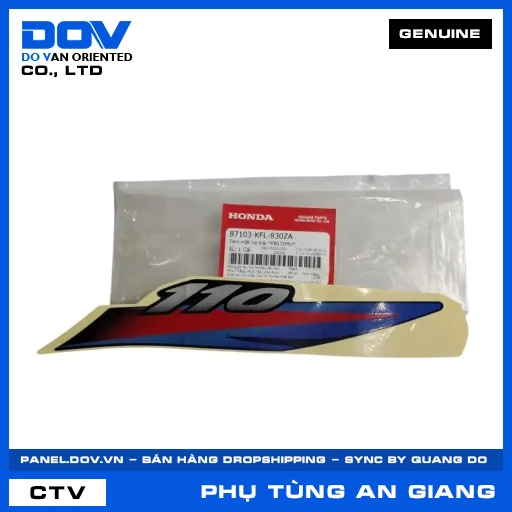 Tem mặt nạ trái *PB171MU* — 87103KFL830ZA
