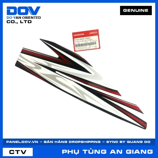 TEM ỐP TRUNG TÂM PHẢI *NHA69P* WAVE RSX 110 — 87103KWWV00ZA