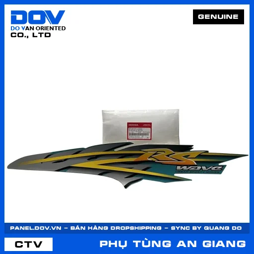 Tem ốp sườn trái *BG132M* WAVE ALPHA — 87108KTL640ZE