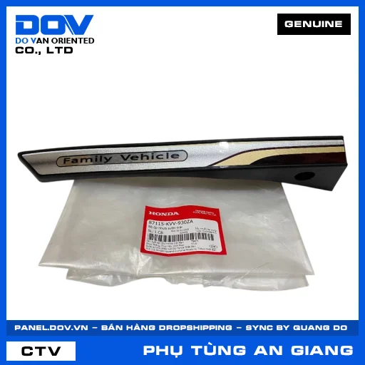 BỘ ỐP NHỰA SƯỜN TRÁI DREAM — 87115KVV930ZA