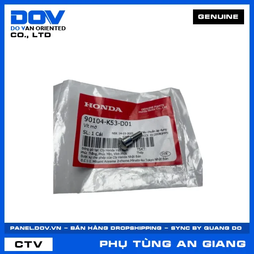 VÍT MỞ ADV350, AIR BLADE 125/150, AIR BLADE 125/160, LEAD 125 — 90104K53D01