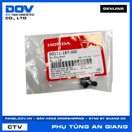 BU LÔNG 6MM CB250 NIGHTHAWK, CB500F, CB500X, CBR500R — 90111187000