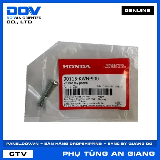 VÍT BẮT TAY PHANH (tay thắng) AIR BLADE 110, AIR BLADE 125, AIR BLADE 125/150, AIR BLADE 125/160 — 90115KWN900