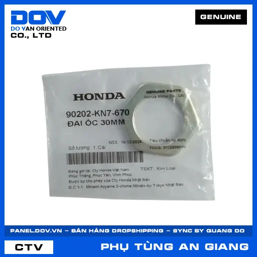 ĐAI ỐC 30MM AIR BLADE 110, AIR BLADE 125, AIR BLADE 125/150, AIR BLADE 125/160 — 90202KN7670