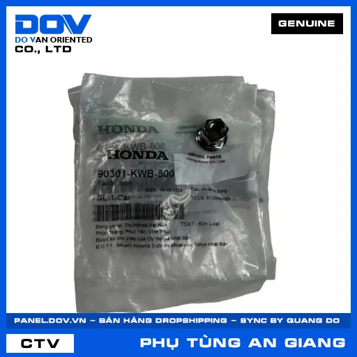 ĐAI ỐC 8MM BLADE 110, DREAM 110, FUTURE 125, MSX 125 — 90301KWB600
