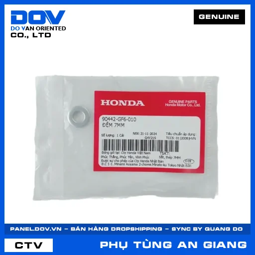 ĐỆM 7MM SUPER DREAM, WAVE 100, WAVE ALPHA — 90442GF6010