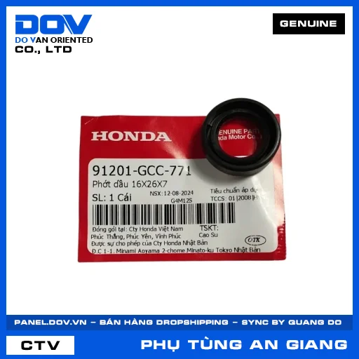 PHỚT DẦU 16X26X7 VISION 110 — 91201GCC771