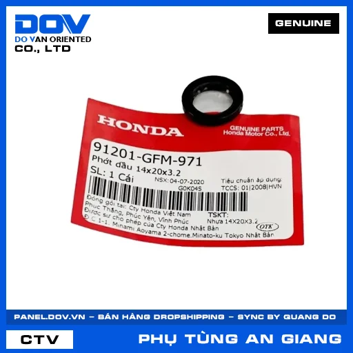 PHỚT DẦU 14X20X3.2 LEAD 110 — 91201GFM971