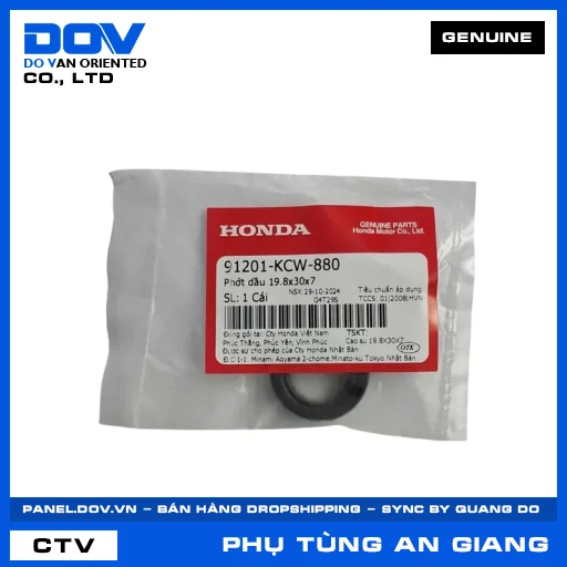 PHỚT DẦU 19.8X30X7 LEAD 110 — 91201KCW880