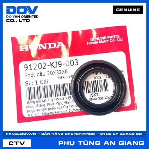 Phớt dầu 20X32X6 AIR BLADE 110, CLICK 110, VISION 110 — 91202KJ9003