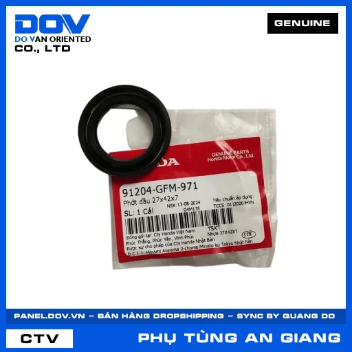 PHỚT DẦU 27X42X7 LEAD 110, LEAD 125 — 91204GFM971