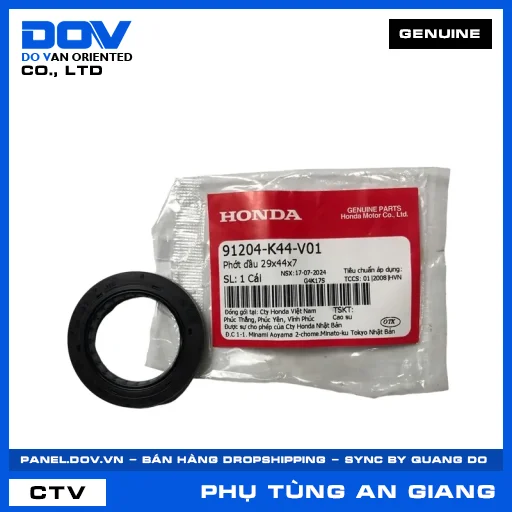 PHỚT DẦU 29X44X7 LEAD 125, VISION 110 — 91204K44V01
