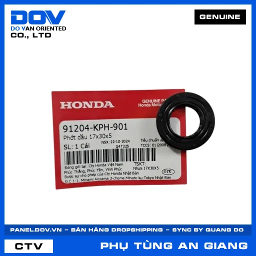 PHỚT DẦU 17X30X5 FUTURE 125, FUTURE NEO, MSX 125 — 91204KPH901