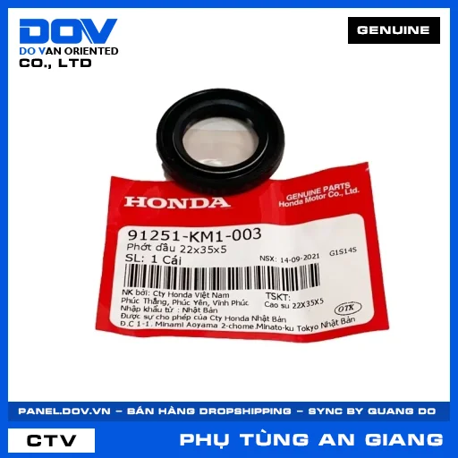 PHỚT DẦU 22X35X5 SH 125/150 — 91251KM1003