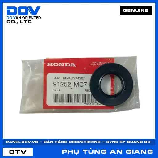 PHỚT CHẮN BỤI 22X42X7 CB150R, CB250 NIGHTHAWK, CB300R — 91252MC7003