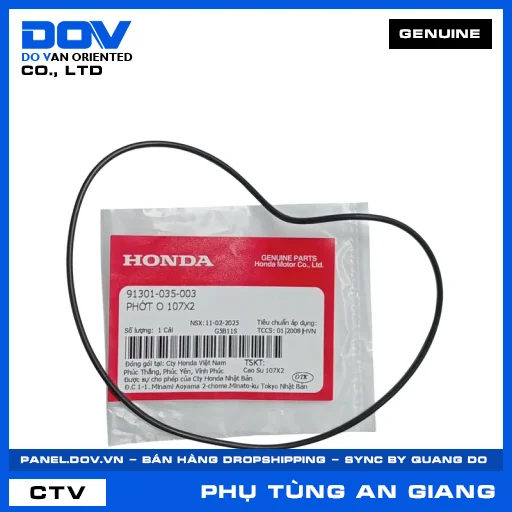 PHỚT O 107X2 SUPER DREAM, WAVE 100, WAVE ALPHA — 91301035003