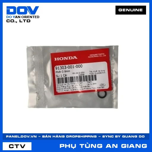 PHỚT O 8MM FUTURE NEO, SUPER DREAM, WAVE 100, WAVE ALPHA — 91303001000