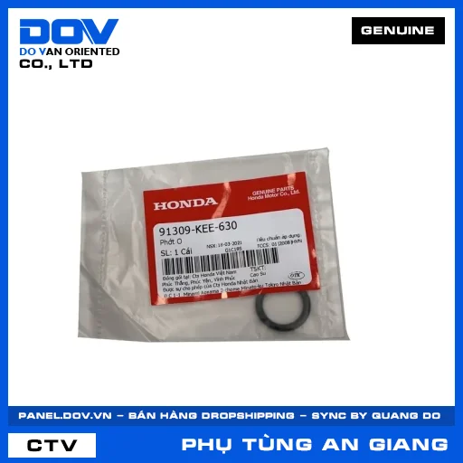 PHỚT O AIR BLADE 110, BLADE 110, CLICK 110, DREAM 110 — 91309KEE630