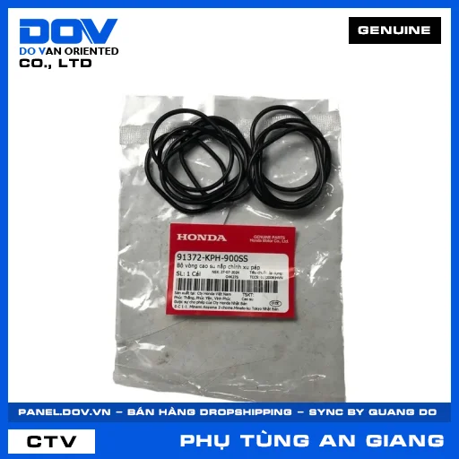 BỘ VÒNG CAO SU NẮP CHỈNH XU PÁP MONKEY — 91372KPH900SS