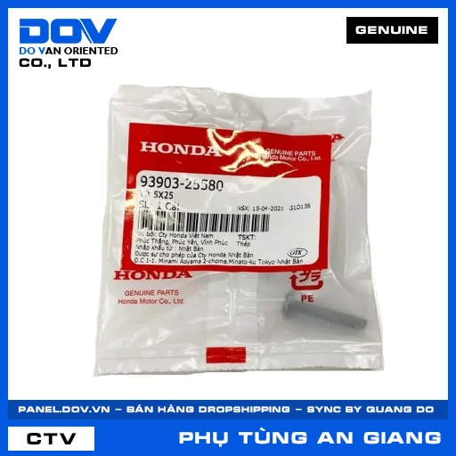 VÍT TỰ HÃM 5X25 CB350 H'NESS, MSX 125, SUPER CUB C125, WINNER 150 — 9390325580