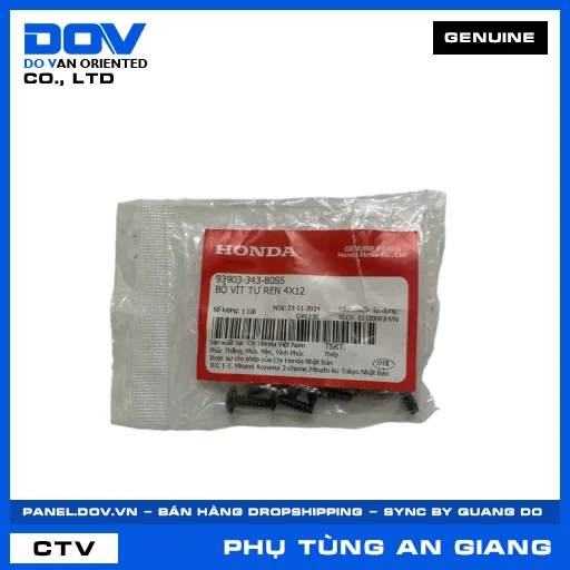 BỘ VÍT TỰ REN 4X12 MONKEY — 9390334380SS