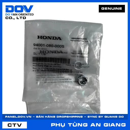 ĐAI ỐC 8MM BLADE 110, CB250 NIGHTHAWK, DREAM 110, FUTURE 125 — 94001080000S