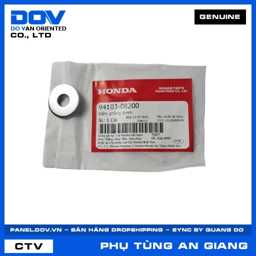 ĐỆM PHẲNG 8MM MSX 125, SUPER DREAM — 9410308200