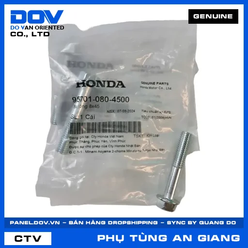 BU LÔNG 8X45 AIR BLADE 125, AIR BLADE 125/150, AIR BLADE 125/160, BLADE 110 — 957010804500