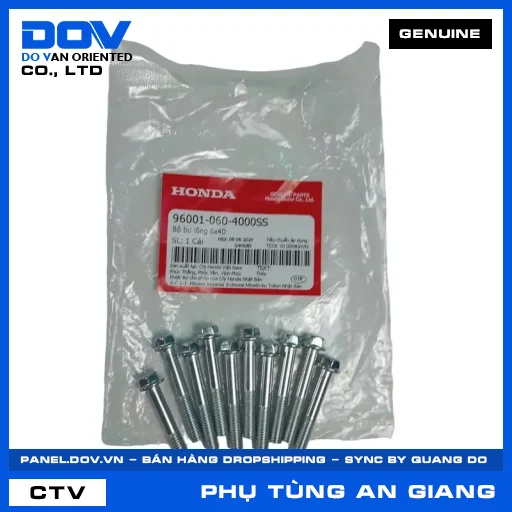 BỘ BU LÔNG 6X40 CB500, CB500FAR, CB500F, CB500X — 960010604000SS