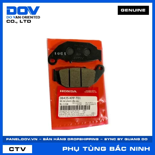 BỘ MÁ PHANH DẦU SAU (bố thắng) WINNER 150 — 06435KPPT01
