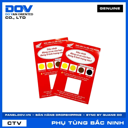 Giấy thử dầu nhớt — 08OTPIDE100PCS