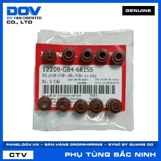 BỘ PHỚT CHẮN DẦU THÂN XU PÁP MONKEY — 12209GB4681SS