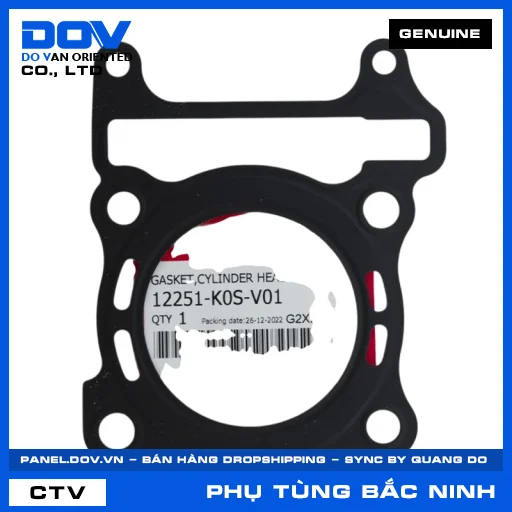 GIOĂNG MẶT XY LANH MÁY AIR BLADE 125/160, PCX 160, SH 125/150, SH 125/160 — 12251K0SV01