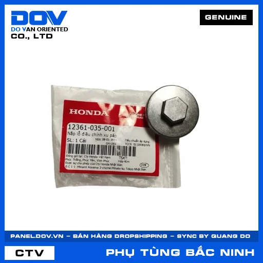 NẮP LỖ ĐIỀU CHỈNH XU PÁP LEAD 110 — 12361035001