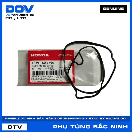 GIOĂNG NẮP ĐẦU QUY LÁT PCX 160, SH 125/150, SH 125/160 — 12391K0RV01