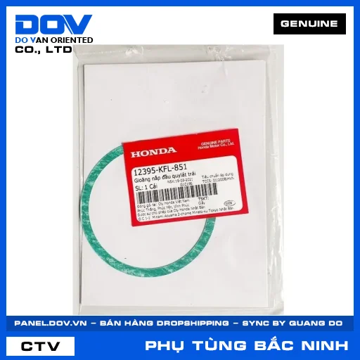 Gioăng nắp đầu quylát trái WAVE 100, WAVE ALPHA — 12395KFL851