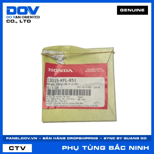Bộ xéc măng cốt 4 (1.00) SUPER DREAM, WAVE 100, WAVE ALPHA, WAVE RSX 110 — 13015KFL851