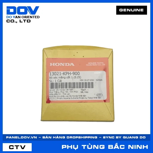 Bộ xéc măng cốt 1 (0.25) FUTURE NEO — 13021KPH900