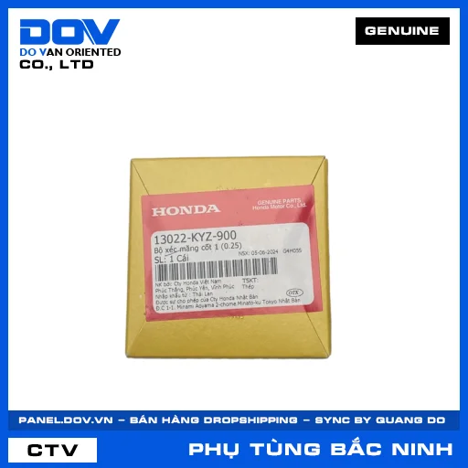 BỘ XÉC MĂNG CỐT 1 (0.25) FUTURE 125, MSX 125, SUPER CUB C125 — 13022KYZ900