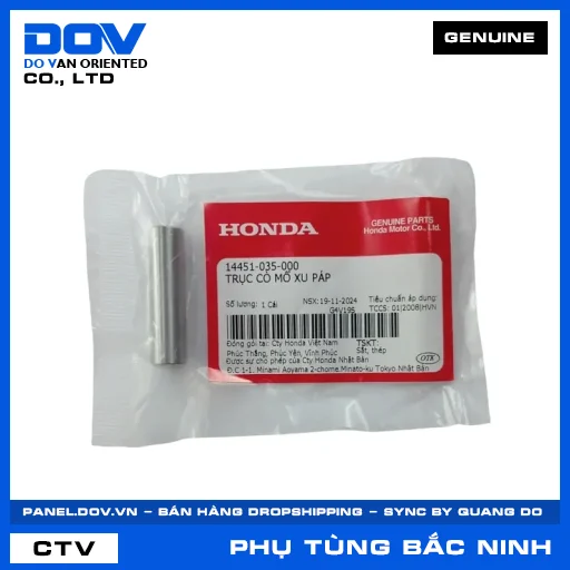 TRỤC CÒ MỔ XU PÁP SUPER DREAM, WAVE 100, WAVE ALPHA — 14451035000
