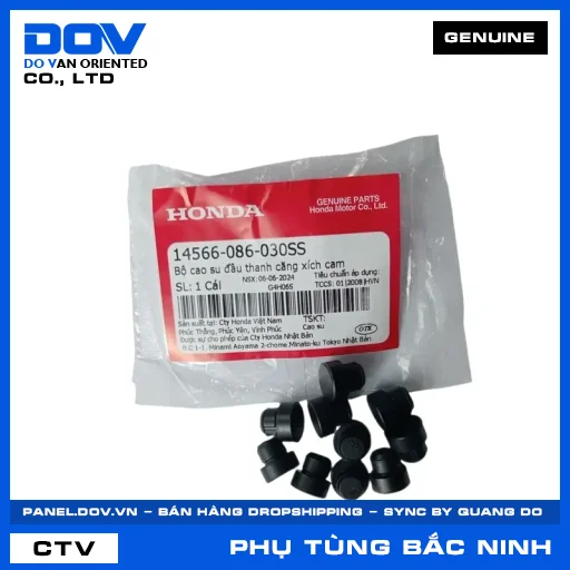 BỘ CAO SU ĐẦU THANH CĂNG XÍCH CAM (sên) MONKEY — 14566086030SS