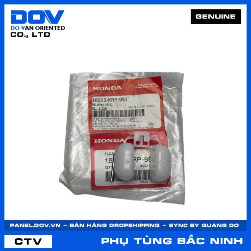 BỘ PHAO XĂNG CHẾ HÒA KHÍ AIR BLADE 110, CLICK 110 — 16013KRP981