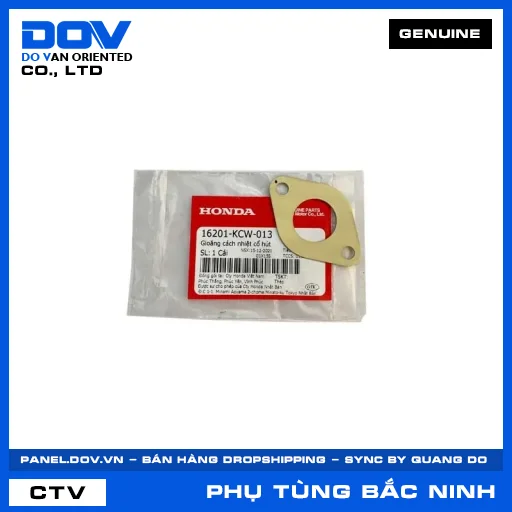 Gioăng cách nhiệt cổ hút WAVE 100 — 16201KCW013