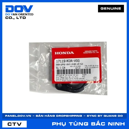 Đệm phíp cách nhiệt cổ hút LEAD 125, PCX 160, SH 125/150, SH MODE — 17119K0RV00